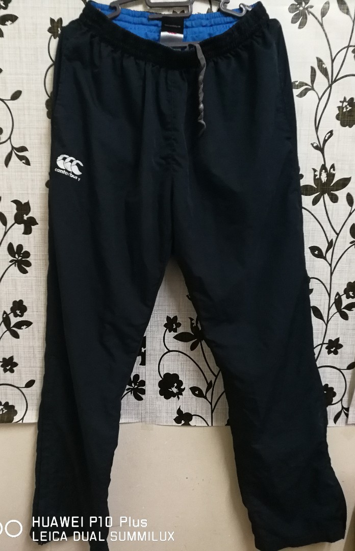 Canterbury stripe hot sale track pants