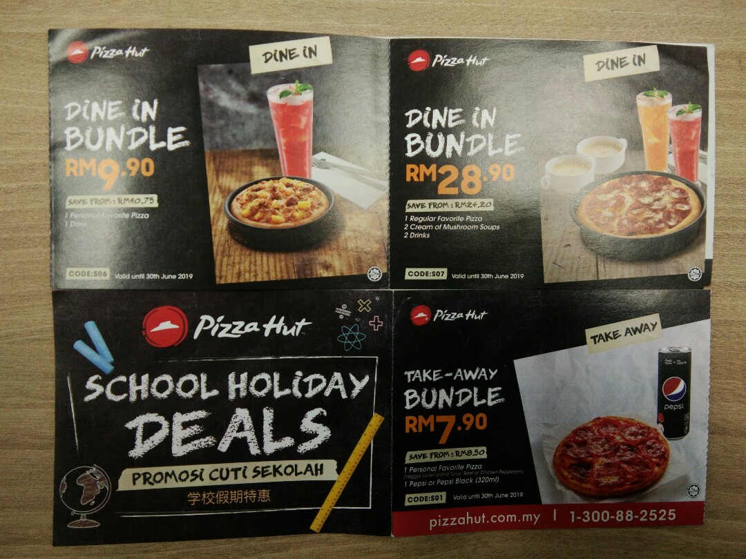 Give Away Pizza Hut Voucher Set Mgag101 Tickets Vouchers Gift Cards Vouchers On Carousell