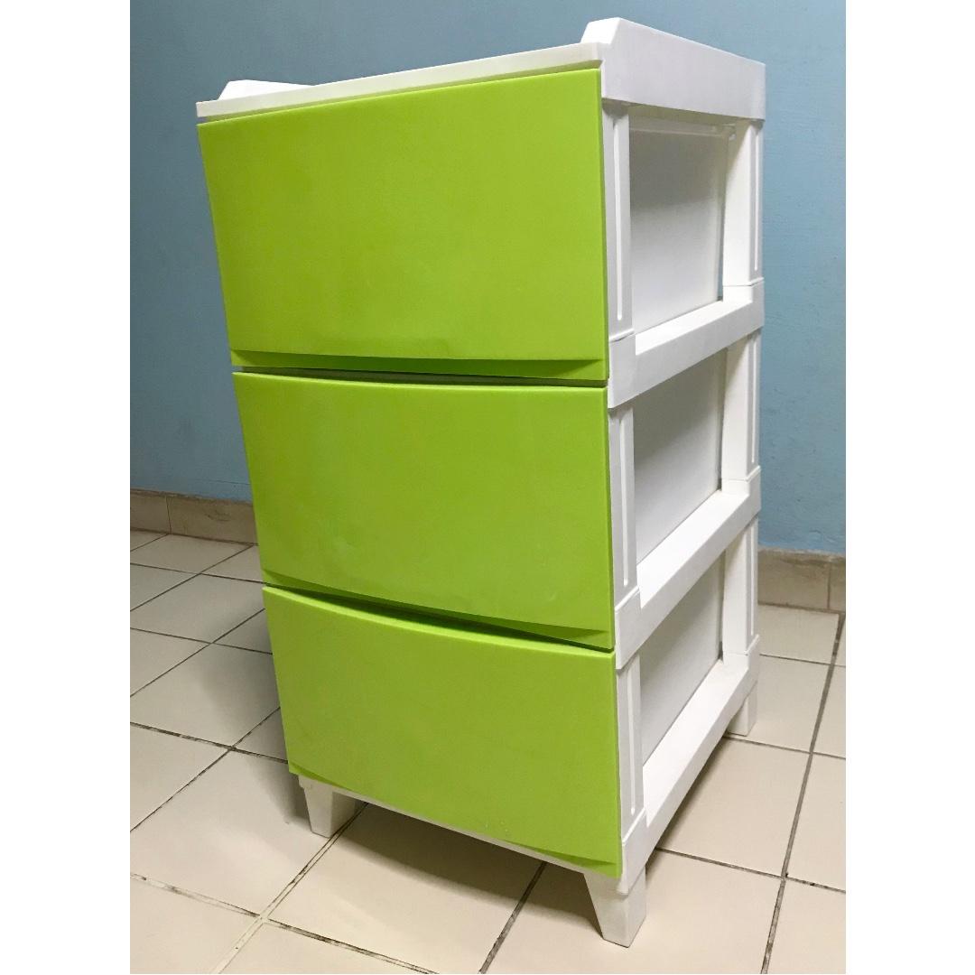 Plastic Storage Cabinet 3 Drawers Furniture Shelves Drawers On Carousell