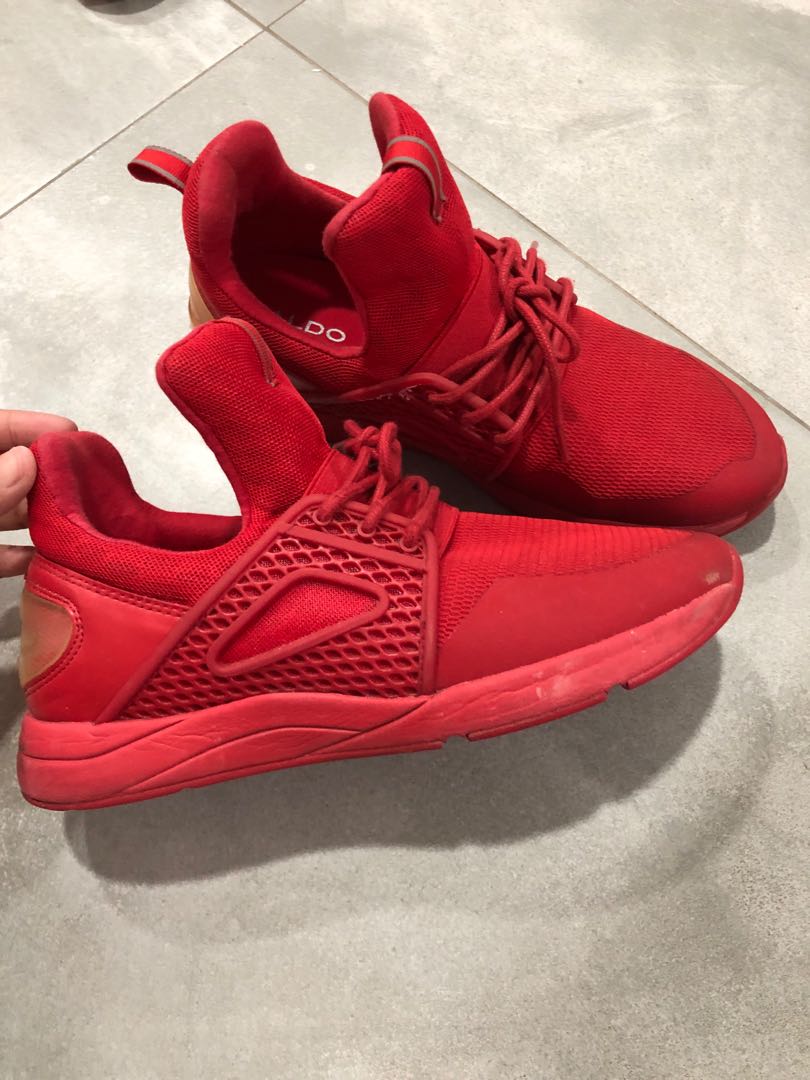 Aldo red sneakers online