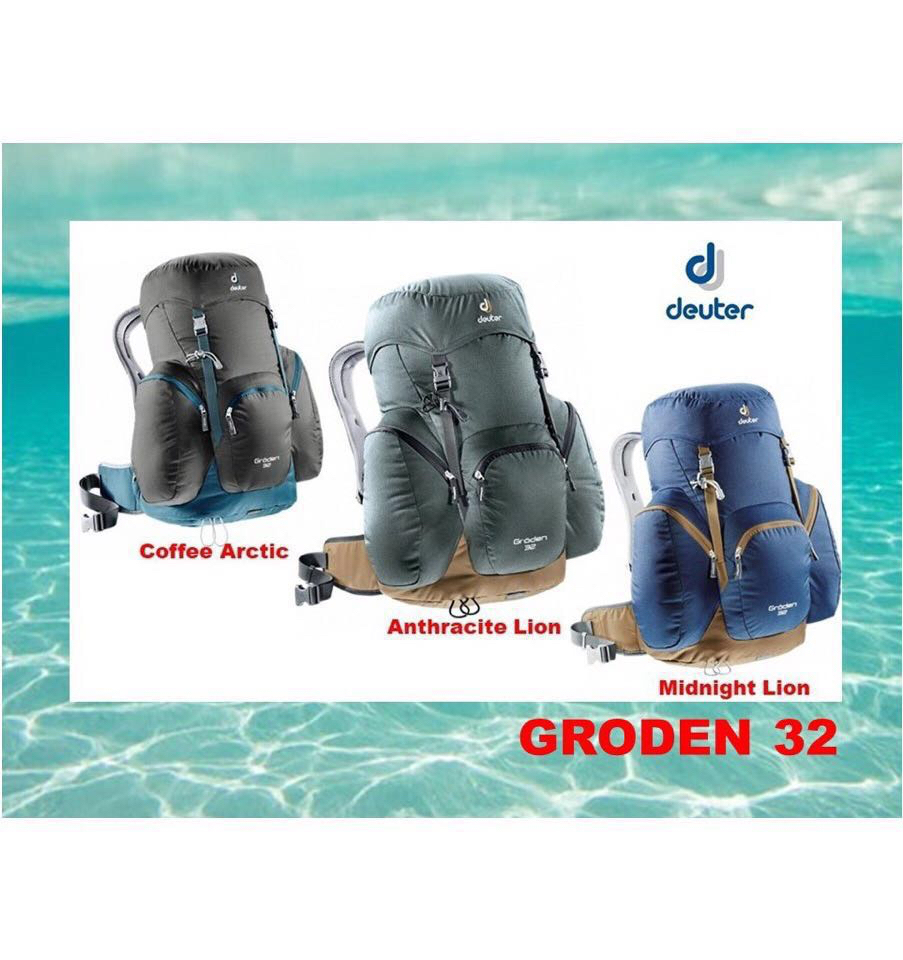 Sale Deuter Groden 32l Padded Backpack For Outdoor Hiking Work School Sports Equipment Hiking Camping On Carousell