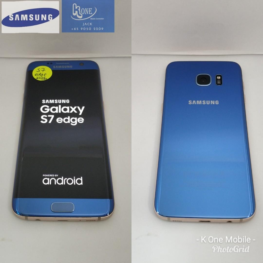 Used Samsung Galaxy S7 Edge 32gb Blue Mobile Phones Tablets Android Phones Samsung On Carousell