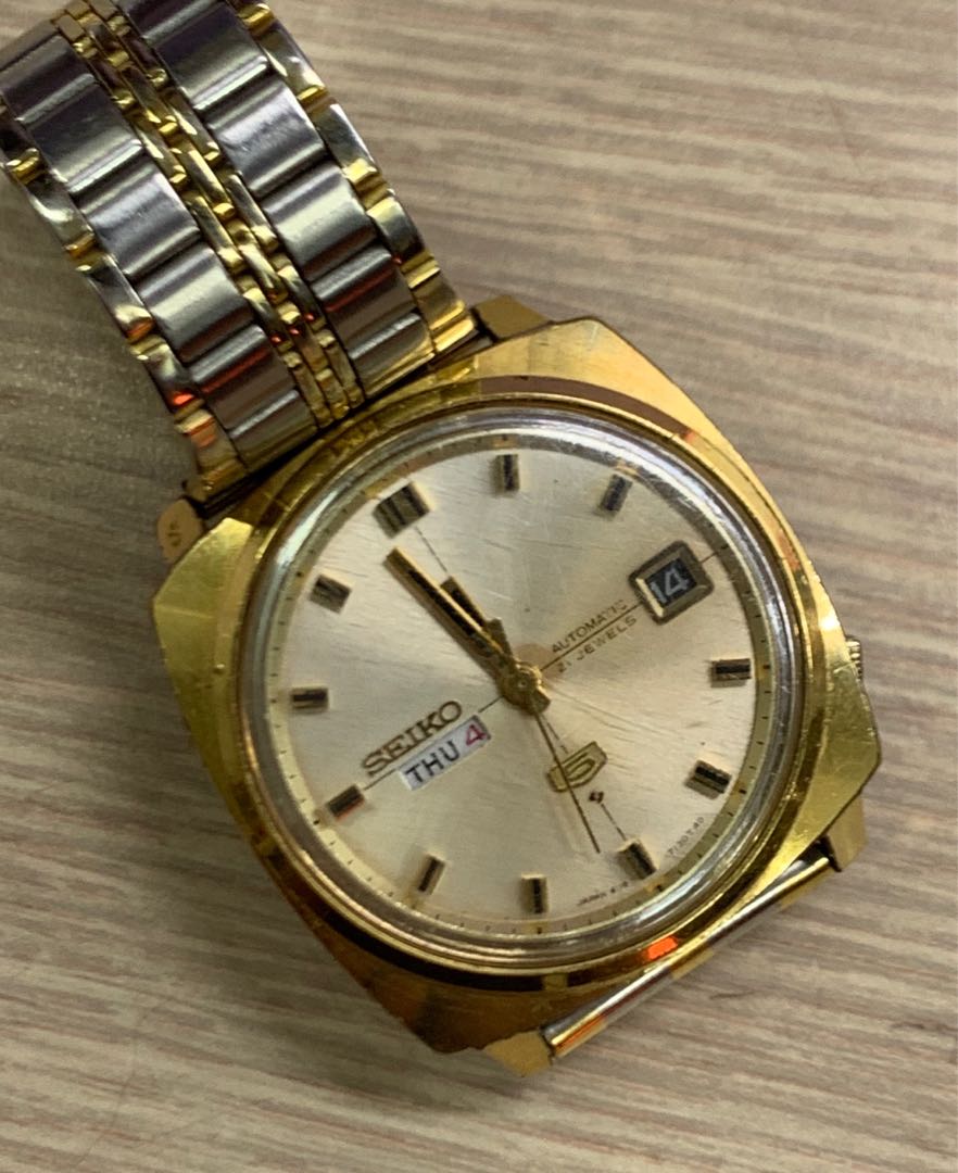 Seiko vintage 6119-7130, Women's Fashion, Watches & Accessories, Watches on  Carousell