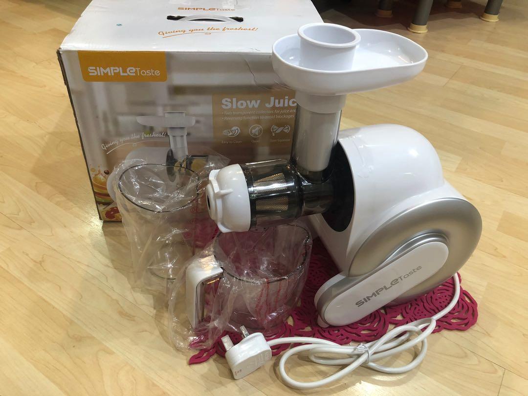 SimpleTaste Masticating Juicer, Slow Extractor, Everything Else on Carousell