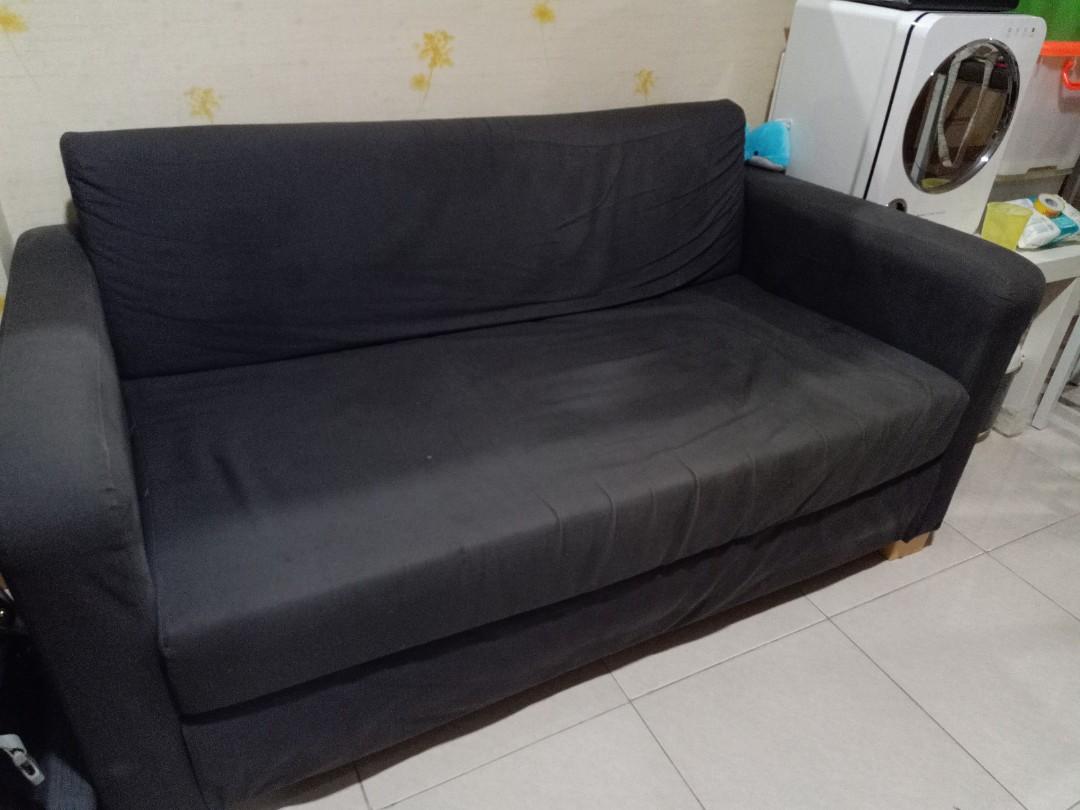 Sofabed Ikea Solsta Murah Meriah Gress Banget Perabotan Rumah Di Carousell