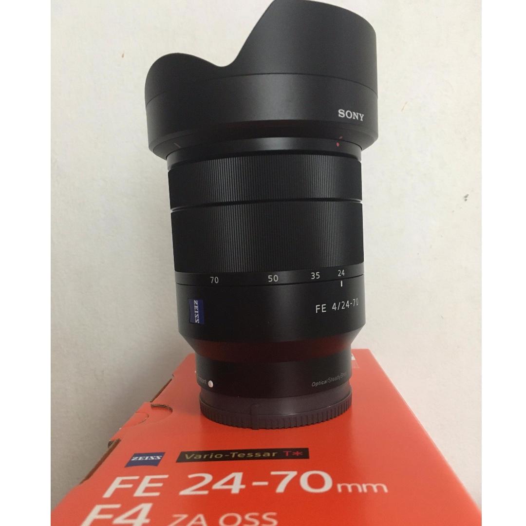 Sony 24 70mm F 4 Vario Tessar T Fe Oss Zeiss Photography Lenses On Carousell