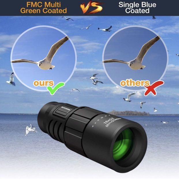 Super Clear 16x52 Monocular Telescope SGODDE Night Vision