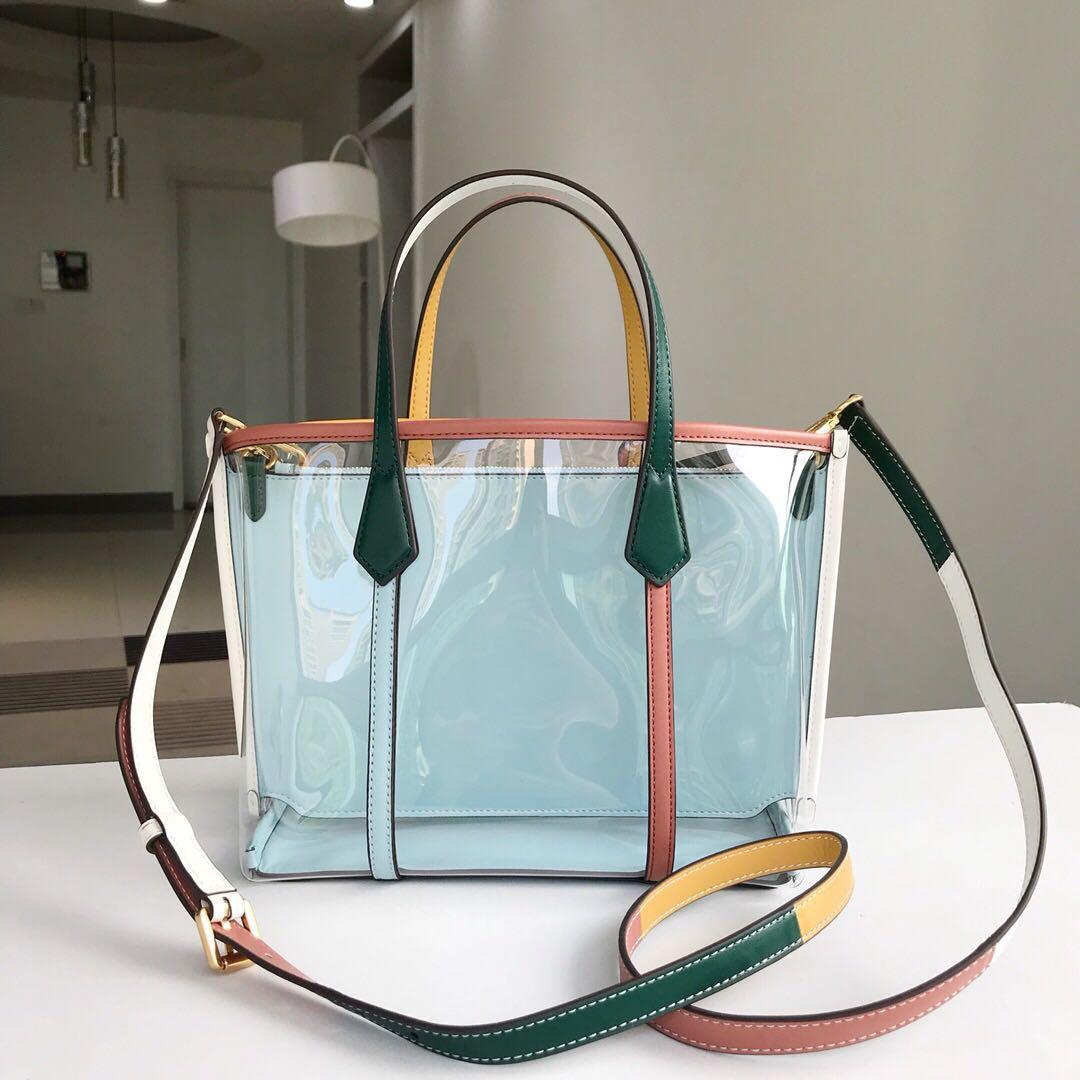 Tory burch transparent tote online