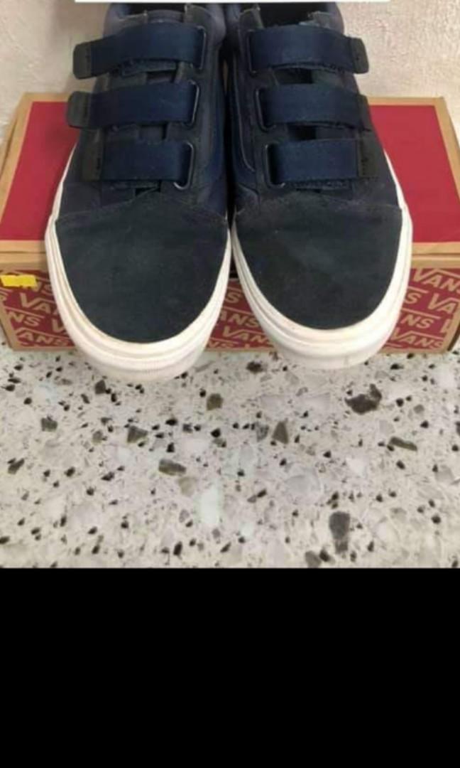 vans velcro blue