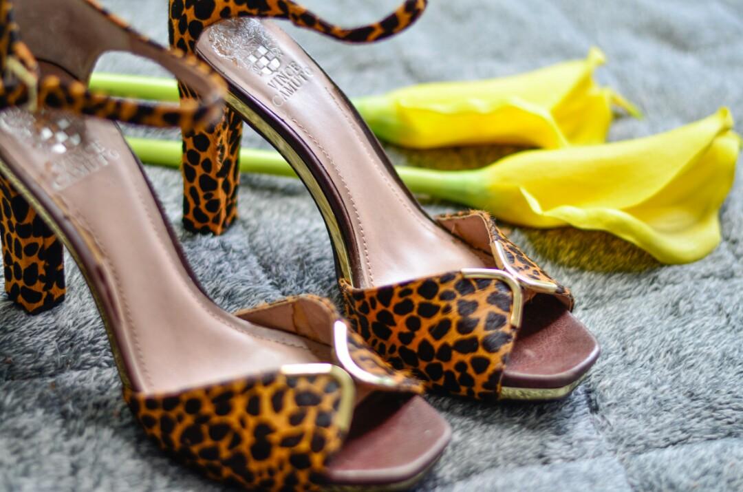 vince camuto leopard heels