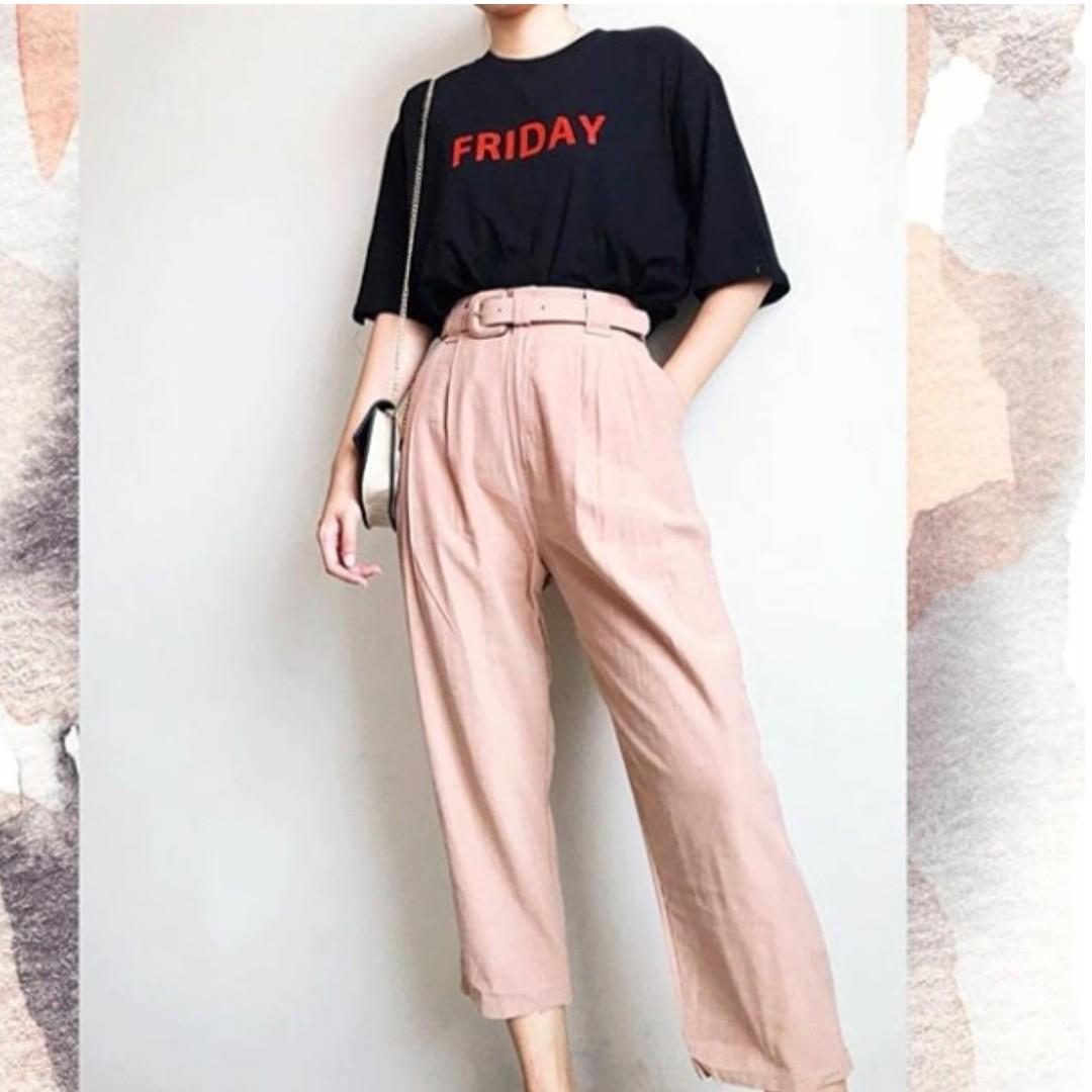 vintage high waisted trousers womens