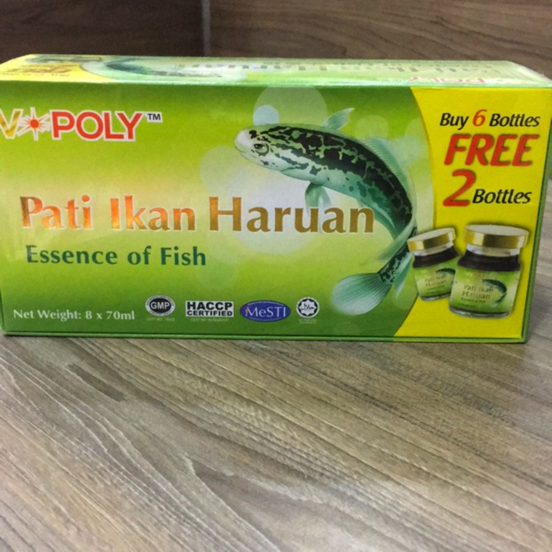 Polleney Pati Ikan Haruan 6 1 Polleney Essence Of Black Fish With Bentong Ginger Everything Else On Carousell