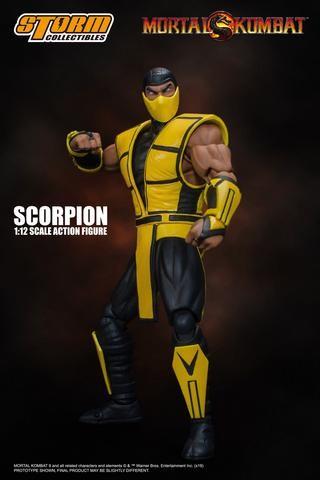 1:12 Scale Action Figure - Mortal Kombat - Scorpion Storm ...