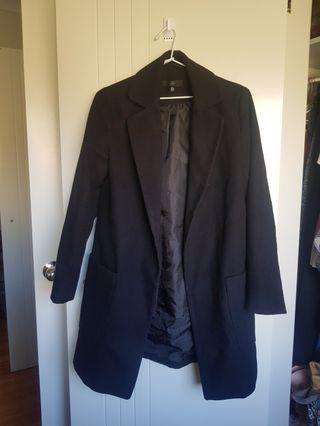 Missguided black coat