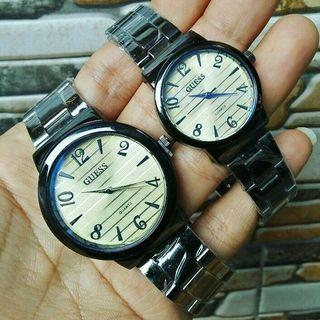 Jam Tangan Couple Guees GS-F355 HITAM