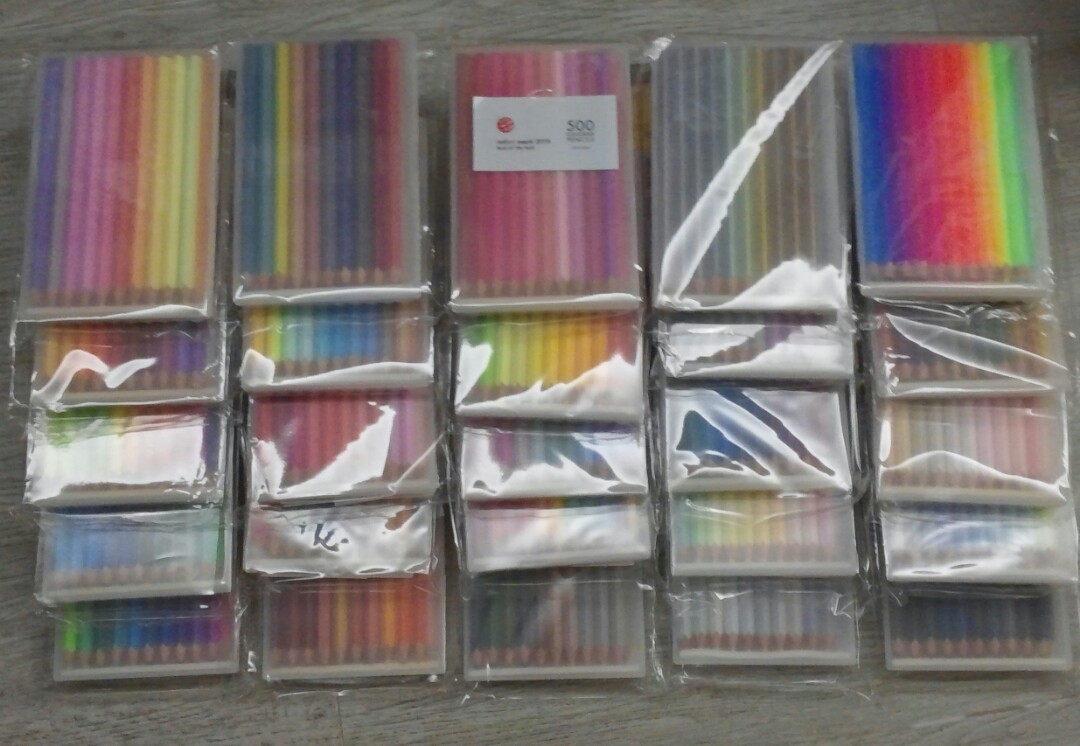 現貨)500色木顏色Tokyo Seeds Felissimo 顏色筆Color Pencil, 興趣及