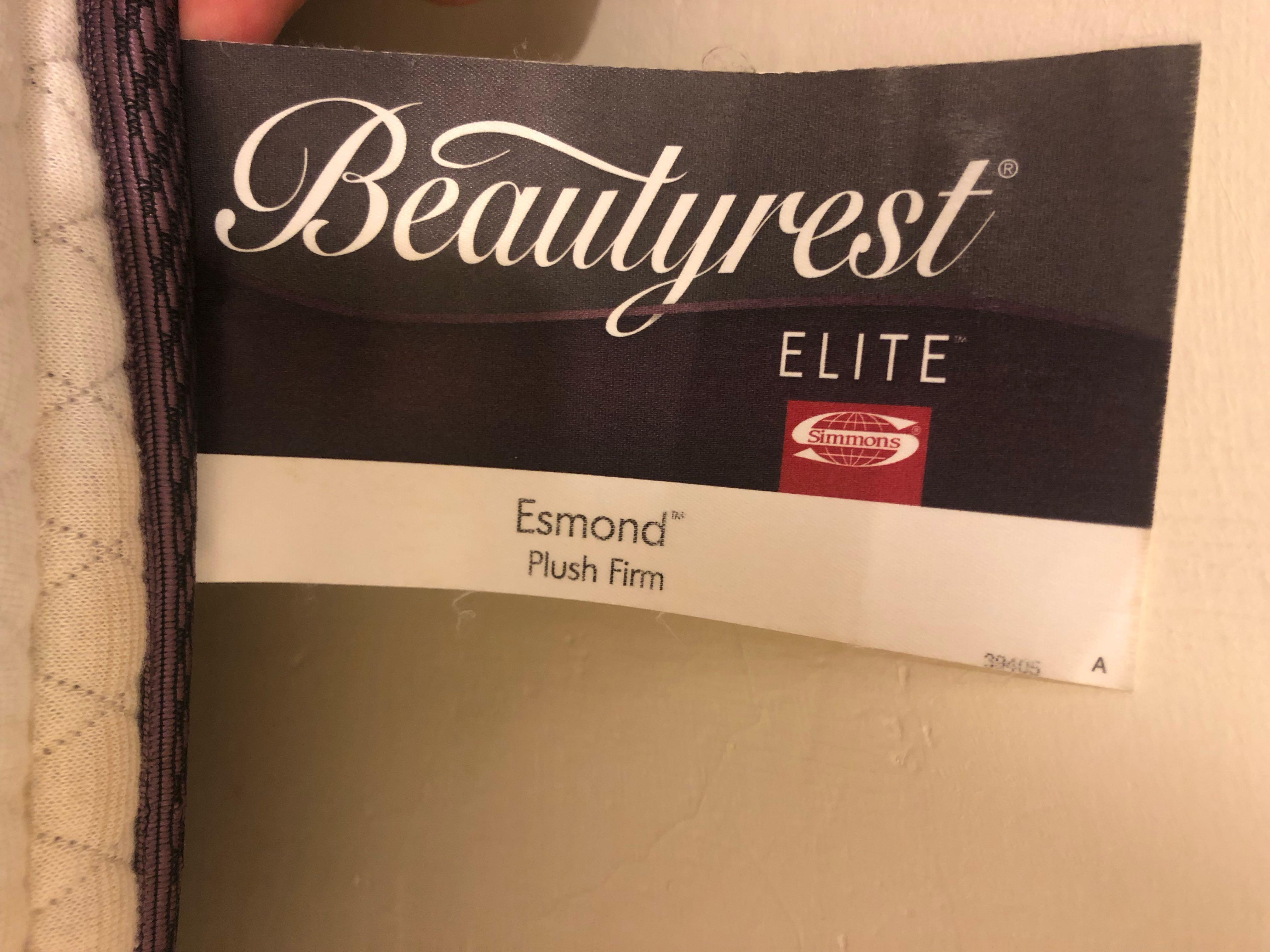 Beautyrest elite sales plush firm