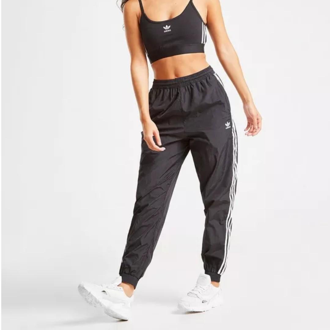 adidas 3 stripe track pants womens