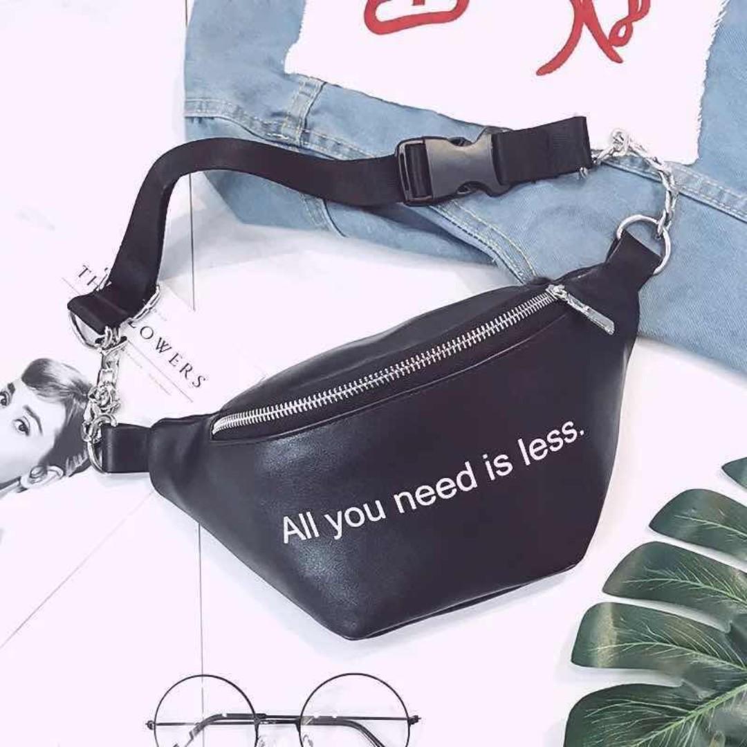 All You Need Is Less Belt Bag Women S Fashion Bags Wallets On Carousell