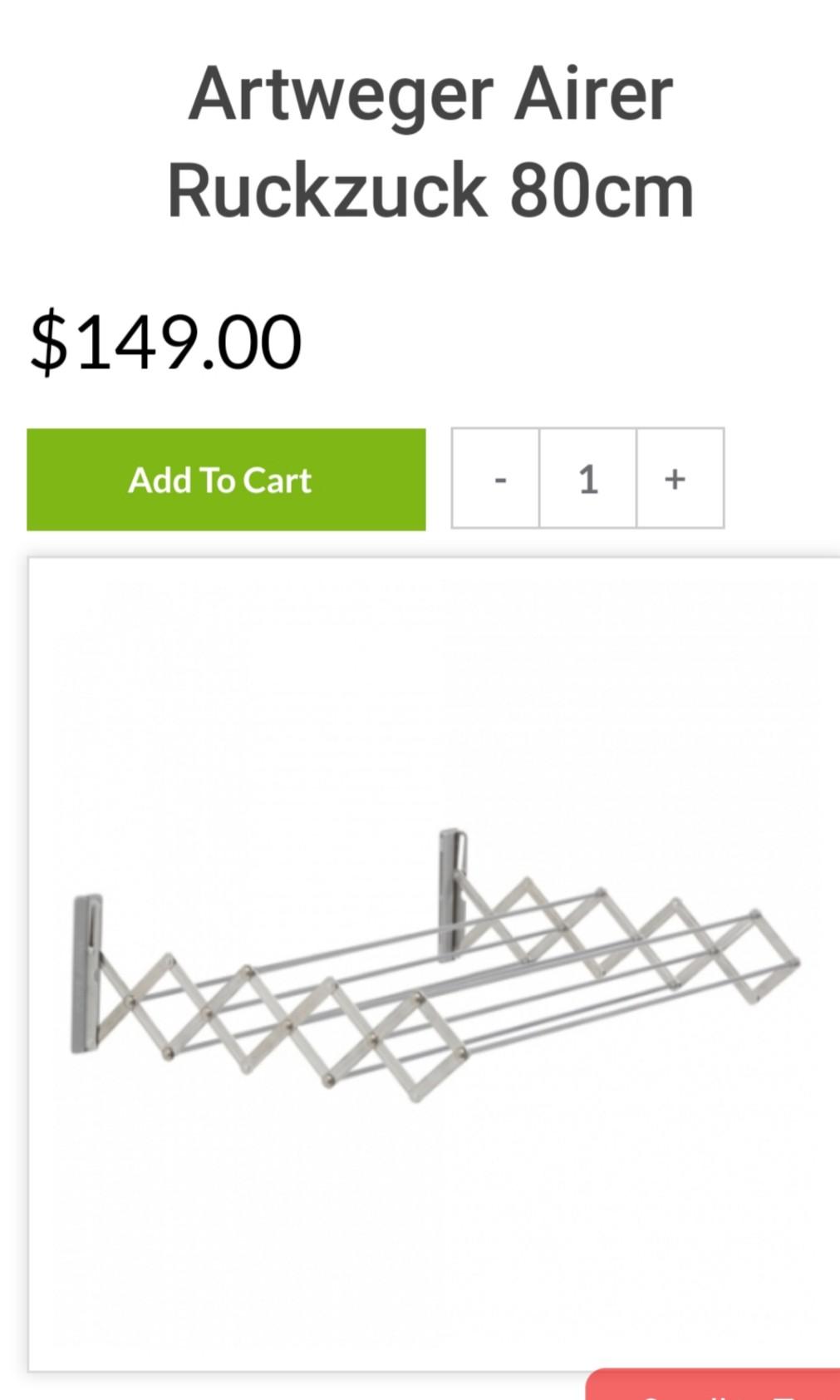 Artweger clearance ruckzuck airer