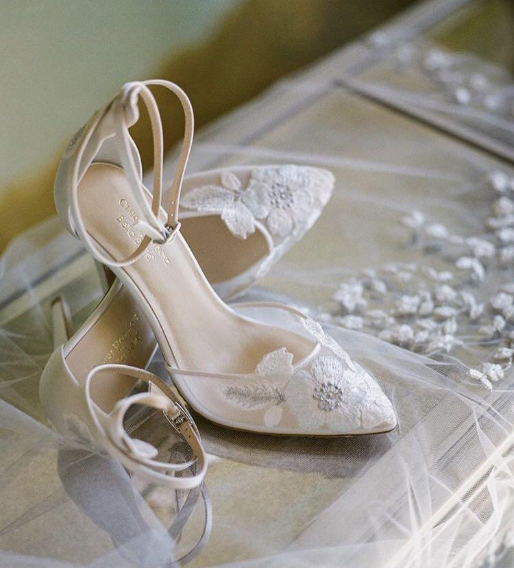 Bella Belle Inspired Lace Wedding Heels 