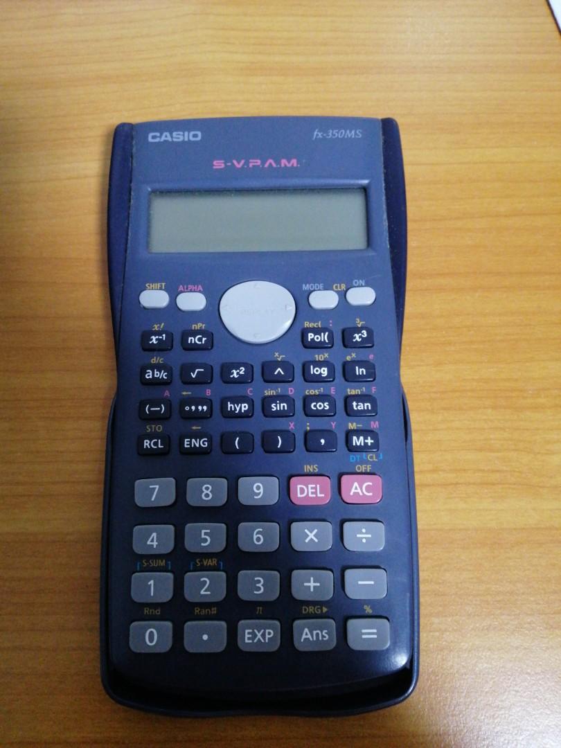 Casio Calculator Fx 350ms Electronics Others On Carousell