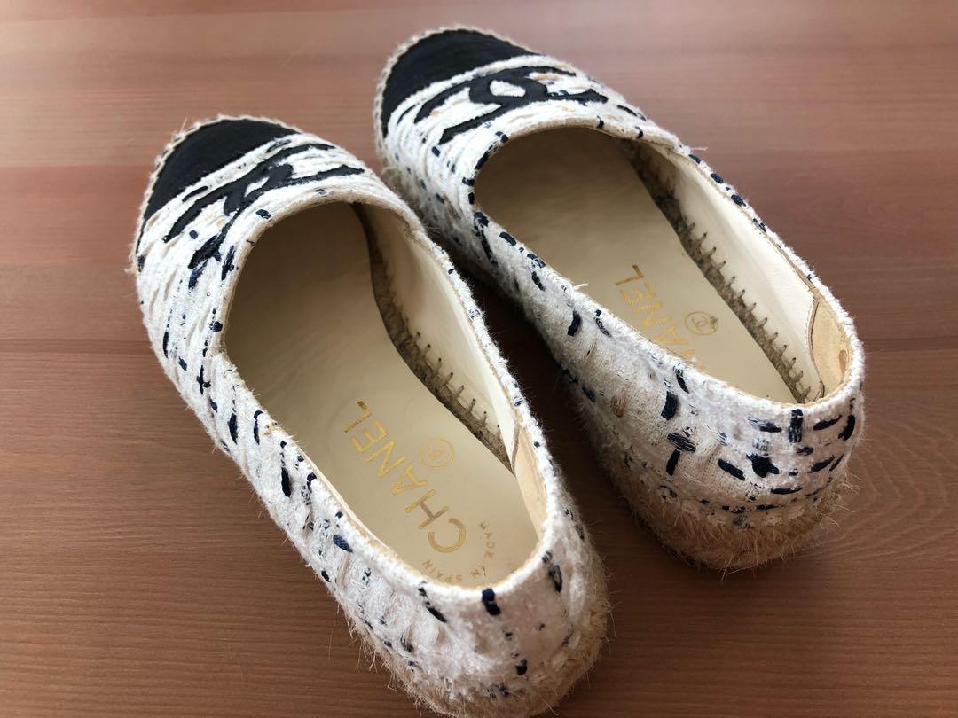 chanel espadrilles 草鞋