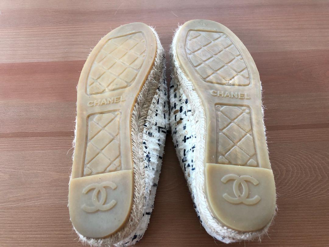 chanel espadrilles 草鞋