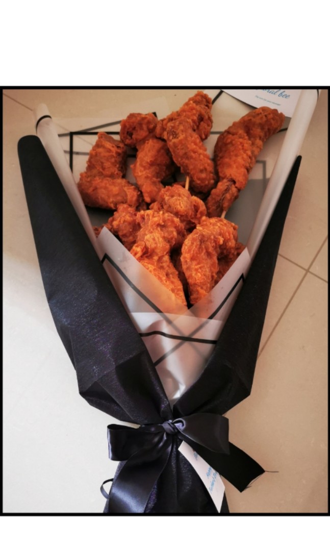Chicken wing bouquet Food bouquet, Hobbies & Toys, Stationery & Craft