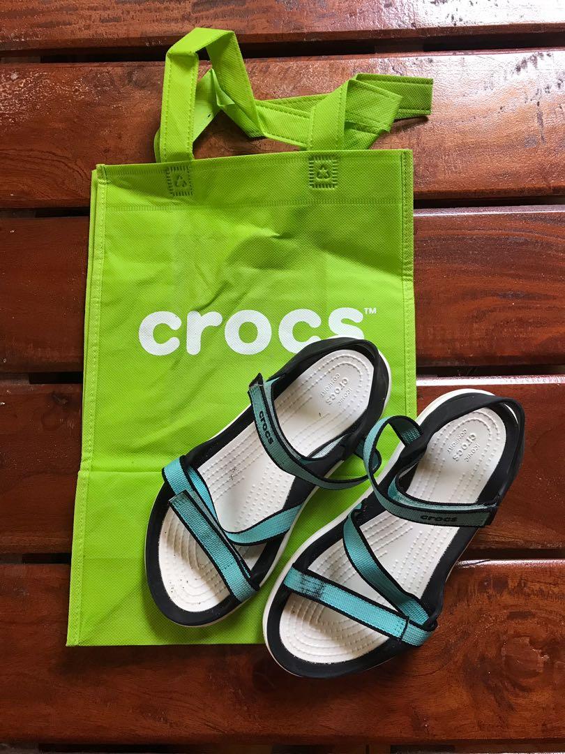 crocs women's swiftwater webbing sandal