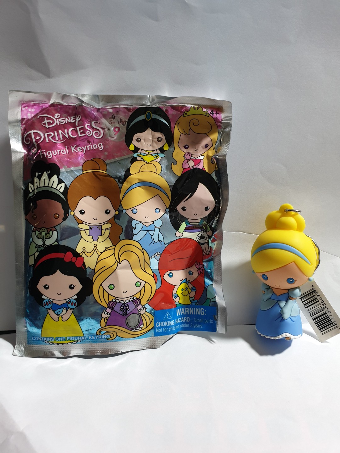 "ONE" New Disney "BEAUTY AND THE BEAST" Unopened Blind Bag Figural Key Chain 