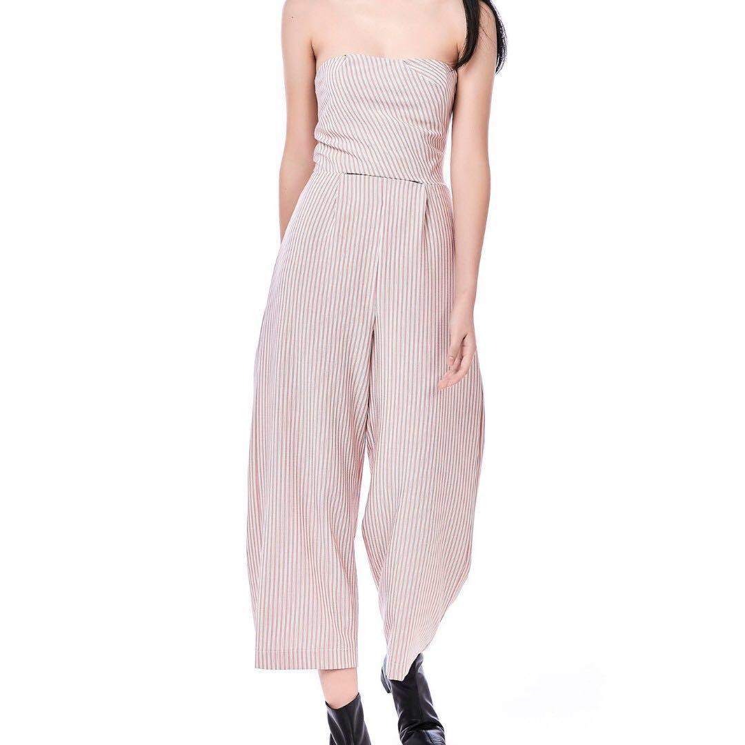 striped rompers and jumpsuits