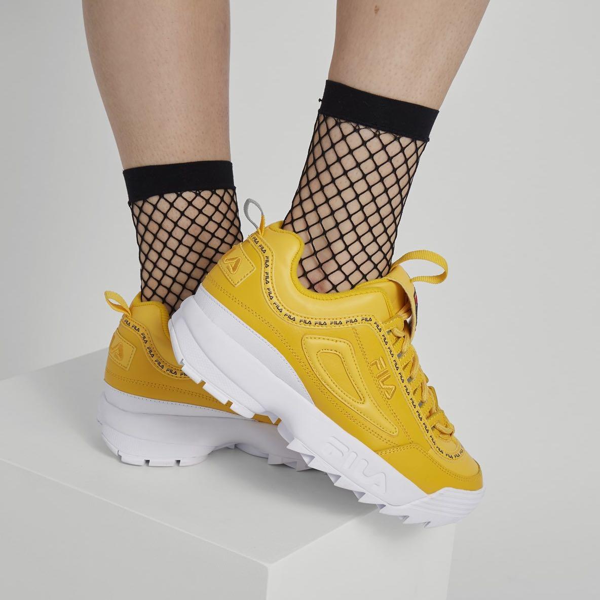 Fila disruptor 2 mens yellow hot sale