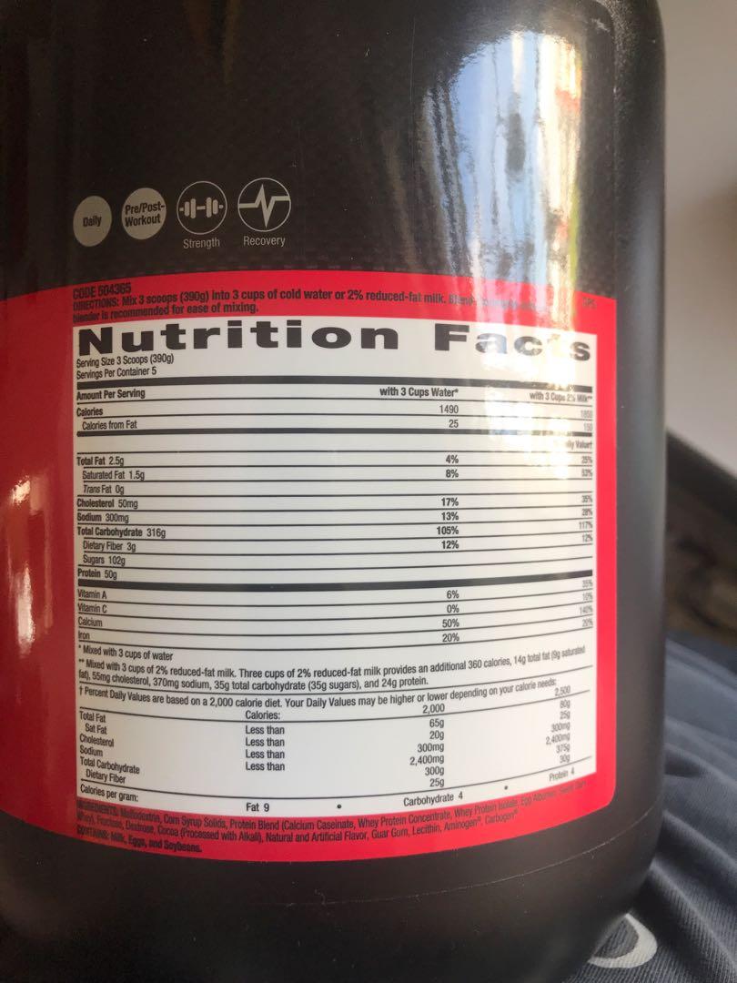 GNC WEIGHT GAINER Protein Powder, Health & Nutrition, Health