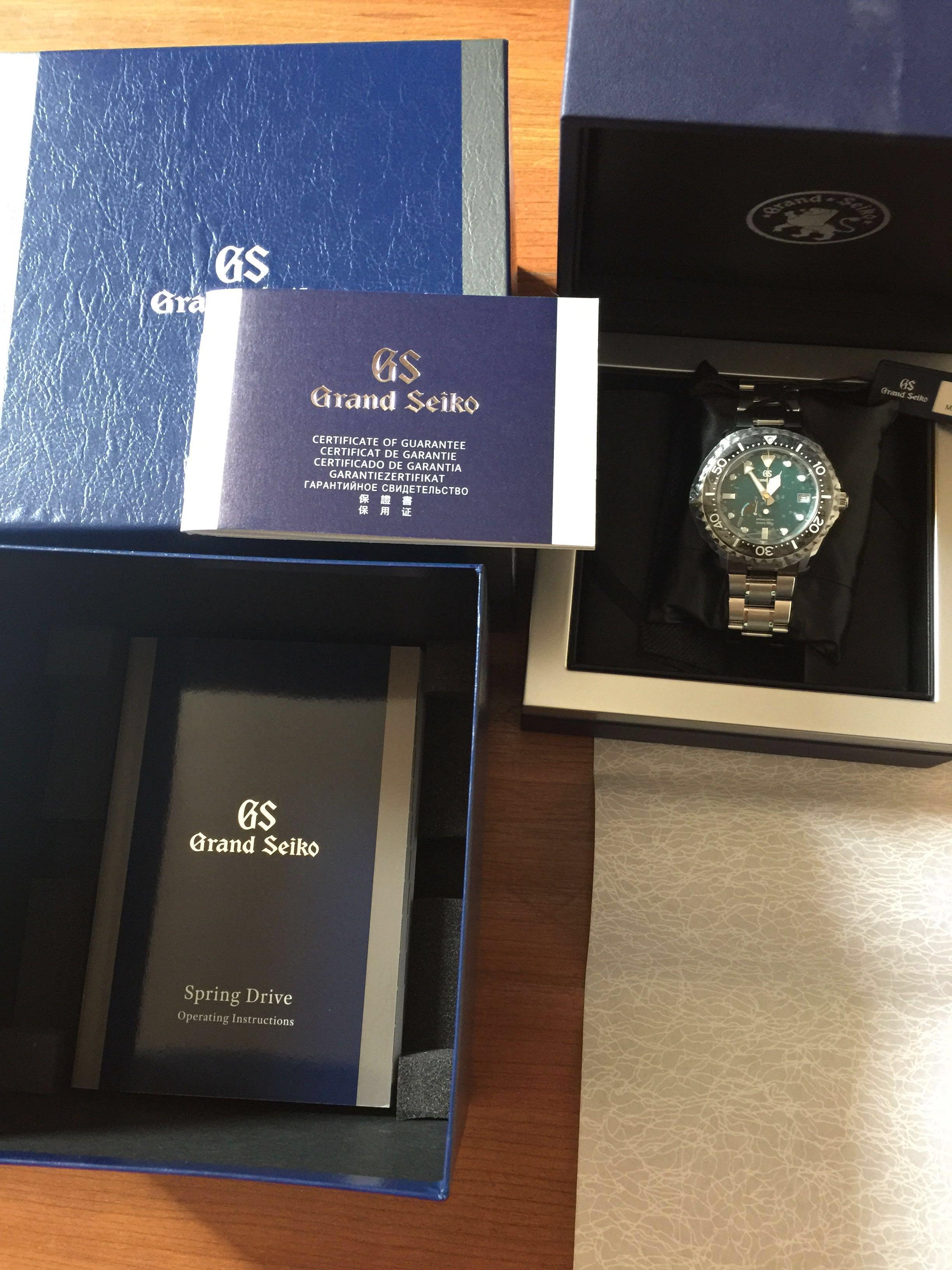 Grand Seiko SBGA391G Spring Drive Diver Asia