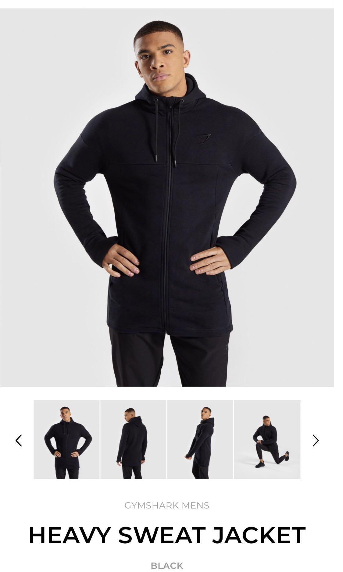 Gymshark heavy sweat jacket online