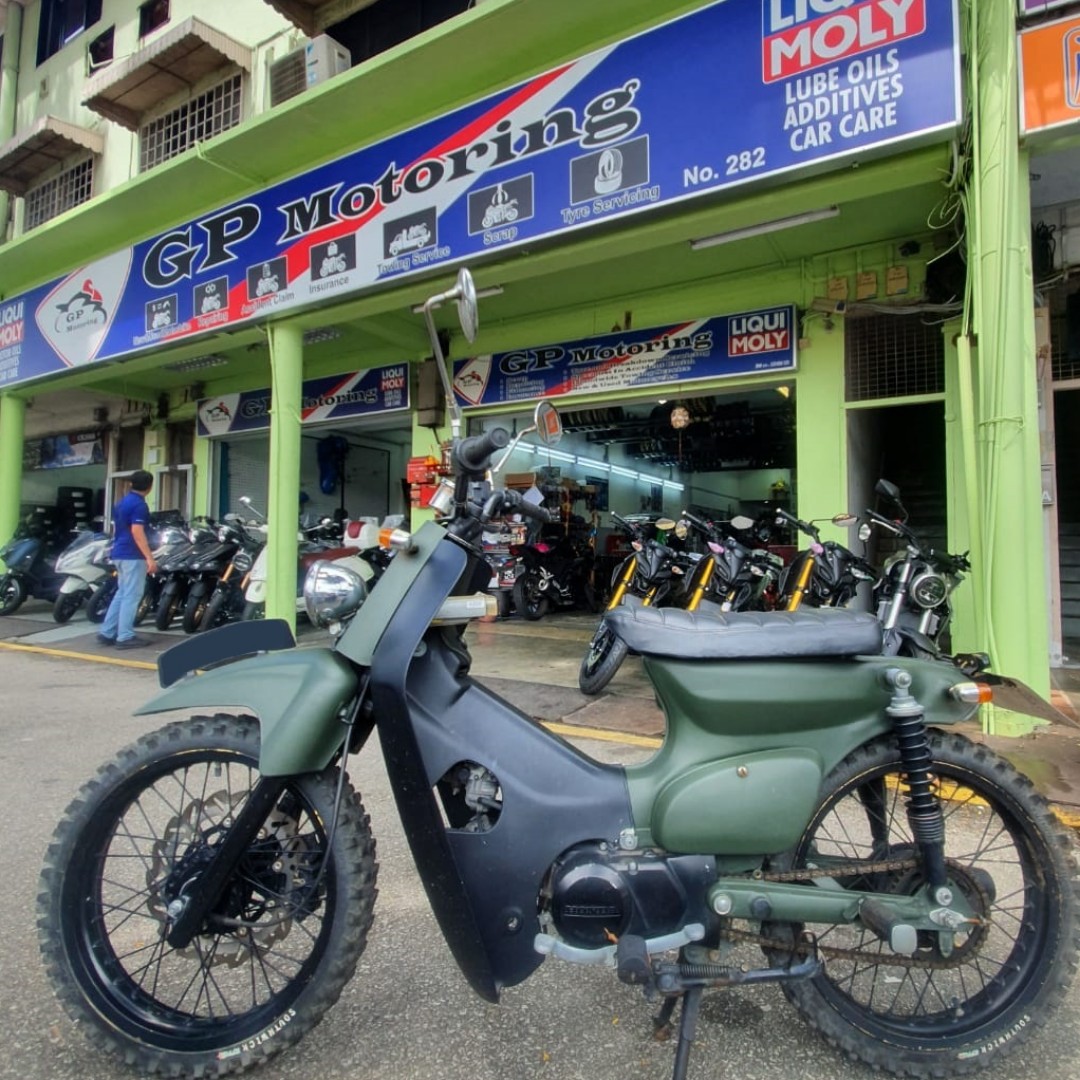 Honda Cub C70 Military Style Motorcycles Motorcycles For Sale Class 2b On Carousell