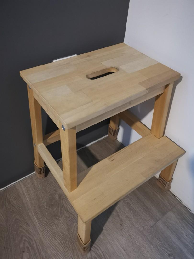 IKEA 2 step stool ladder Furniture Home Living Furniture Shelves Cabinets Racks on Carousell