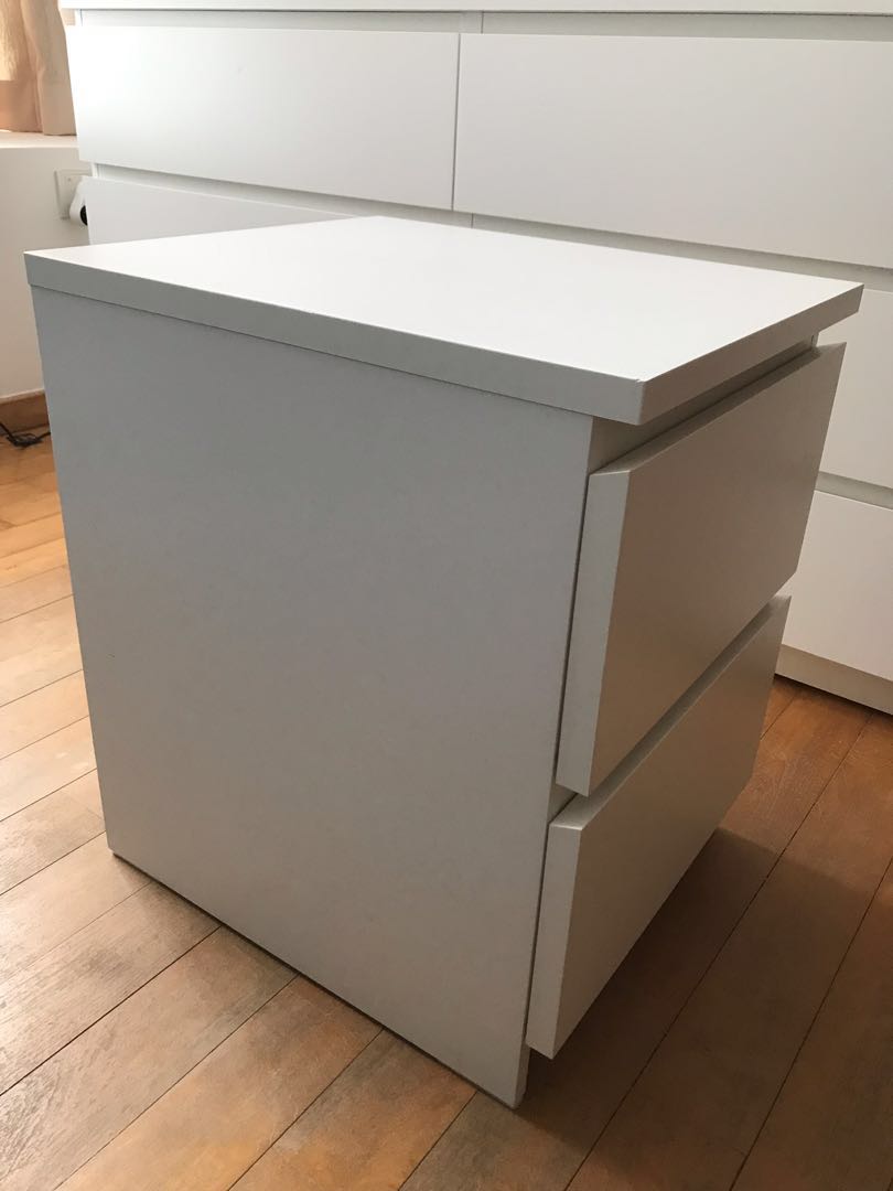 Ikea Malm Chest Of 2 Drawers White Furniture Shelves On Carou Ikea Malm Chest Of 2 Drawers White