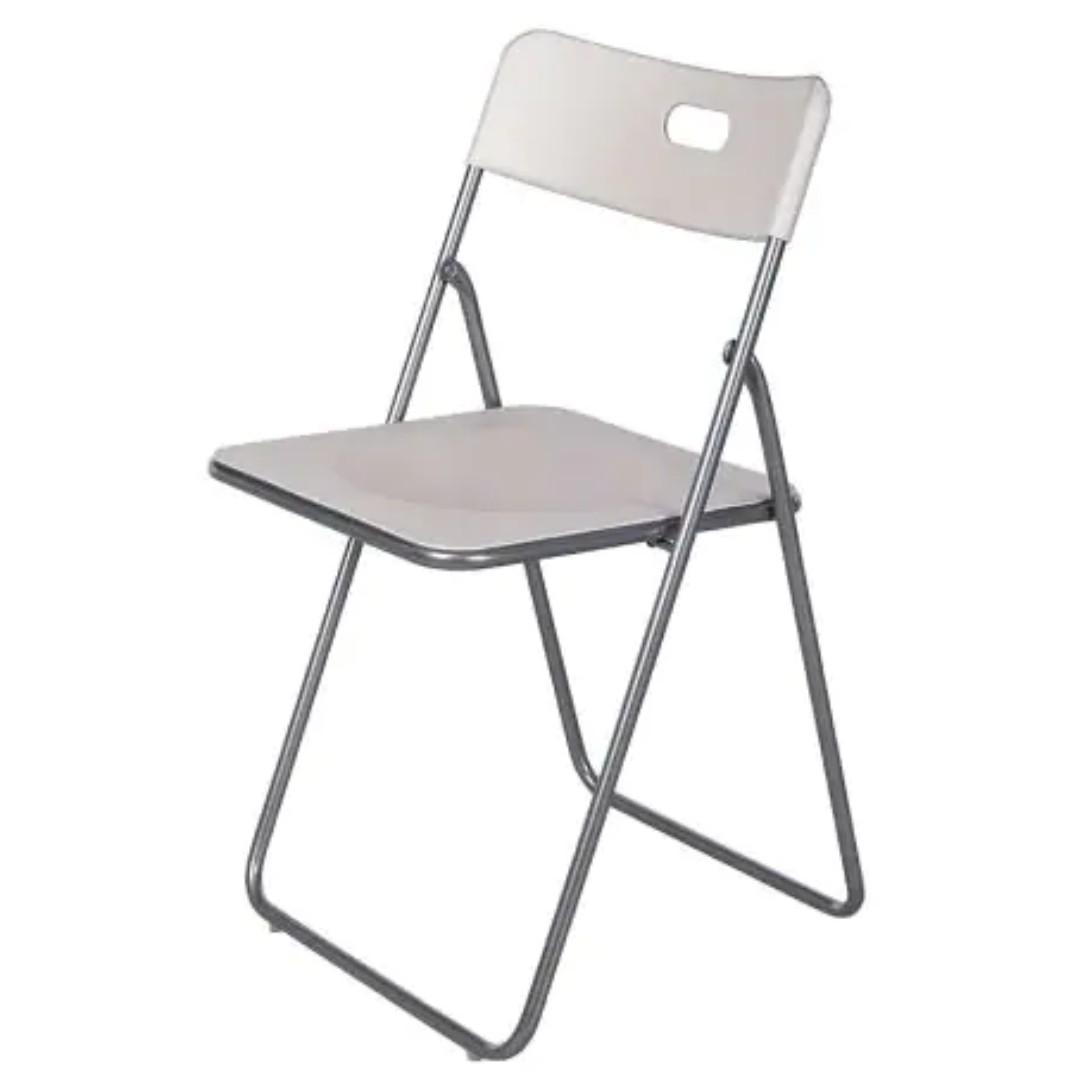 Складные стулья отзывы. Стул складной ikea Nick. Раскладной стул икеа белый. Стул складной икеа белый. Икеа стулья складные пластиковые.