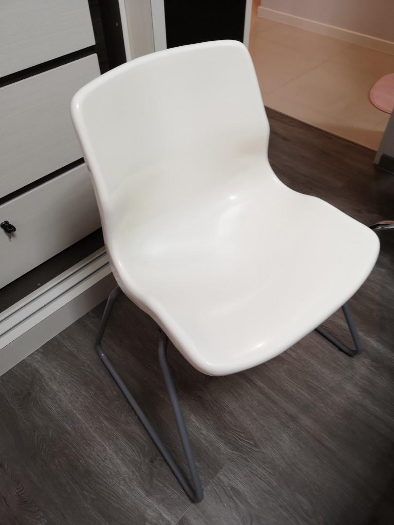 Ikea White Desk Chair Furniture Tables Chairs On Carousell