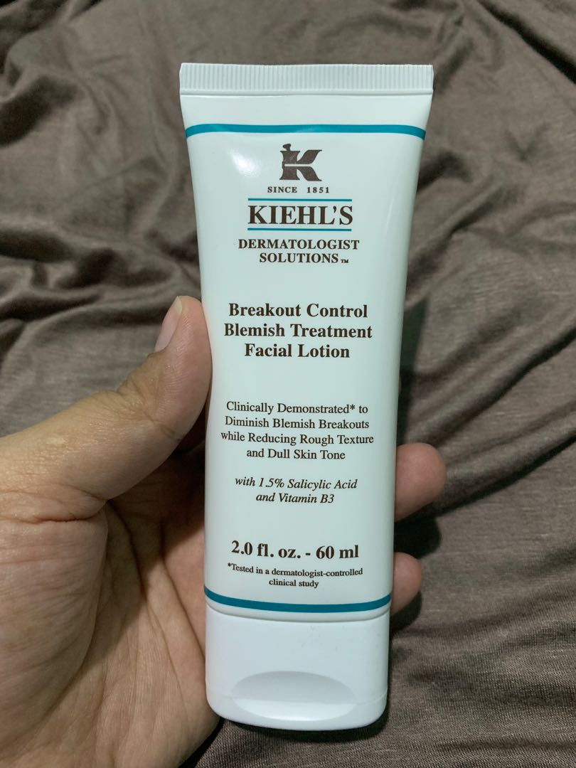 dekorere helvede Med vilje KIEHL'S Breakout Control Blemish Treatment Facial Lotion, Beauty & Personal  Care, Face, Face Care on Carousell