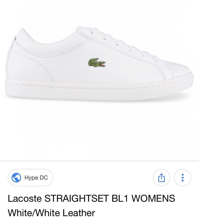 lacoste straightset white