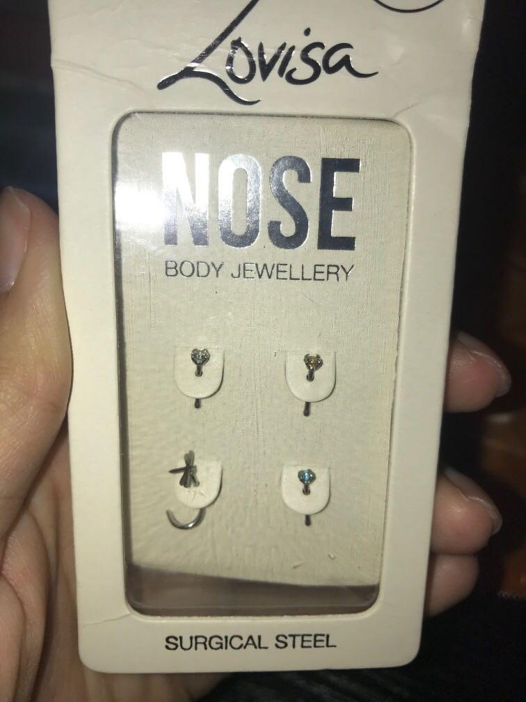 Lovisa nose studs, Women's Fashion, Jewelry & Organisers, Necklaces on
