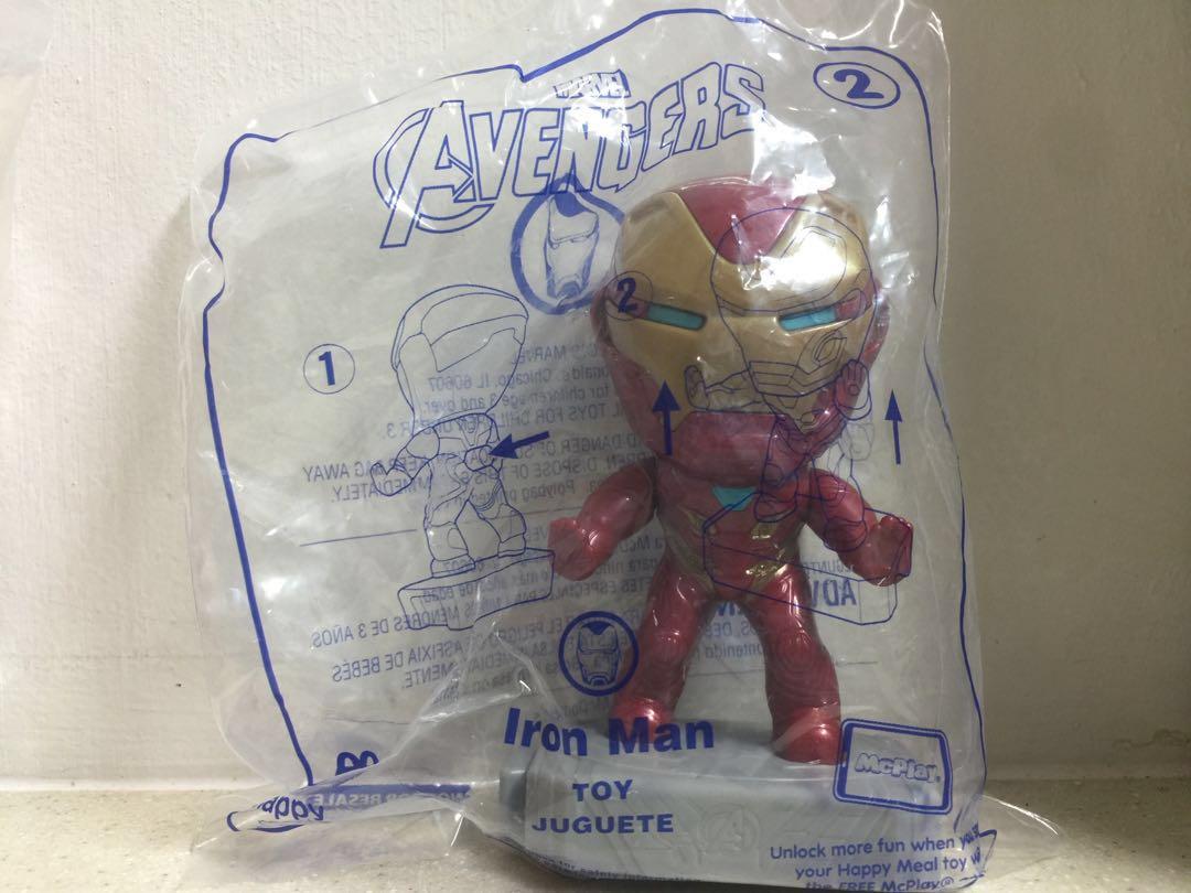 Tony stark shop mcdonalds toy