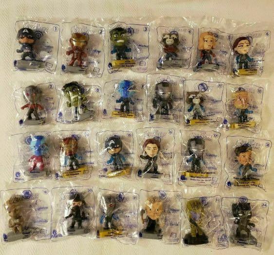 Mcdonalds avengers toys full sales set