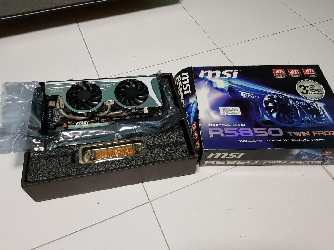 Msi r5850 twin frozr ii on sale