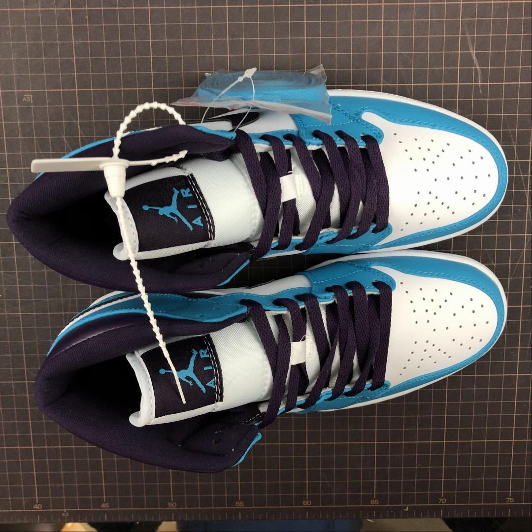 Jordan 1 mid blue lagoon hot sale