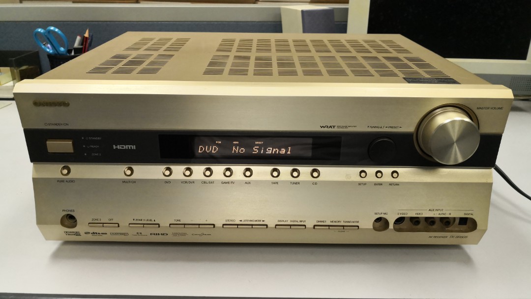Onkyo TXSR605 AV Receiver, 音響器材, 可攜式音響設備 Carousell