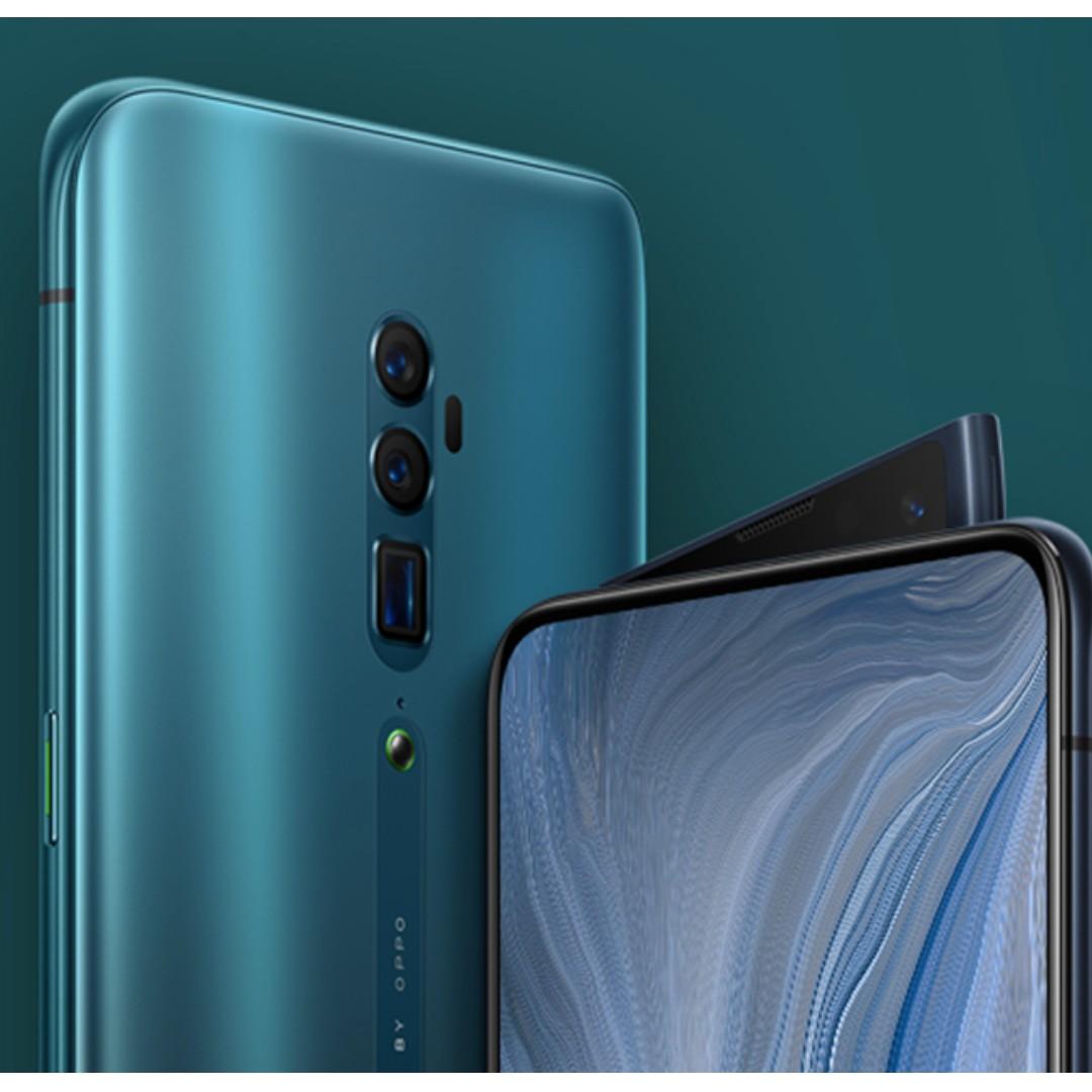 Oppo Reno 10x Zoom Ocean Green 256 Gb 8 Gb Ram Mobile Phones